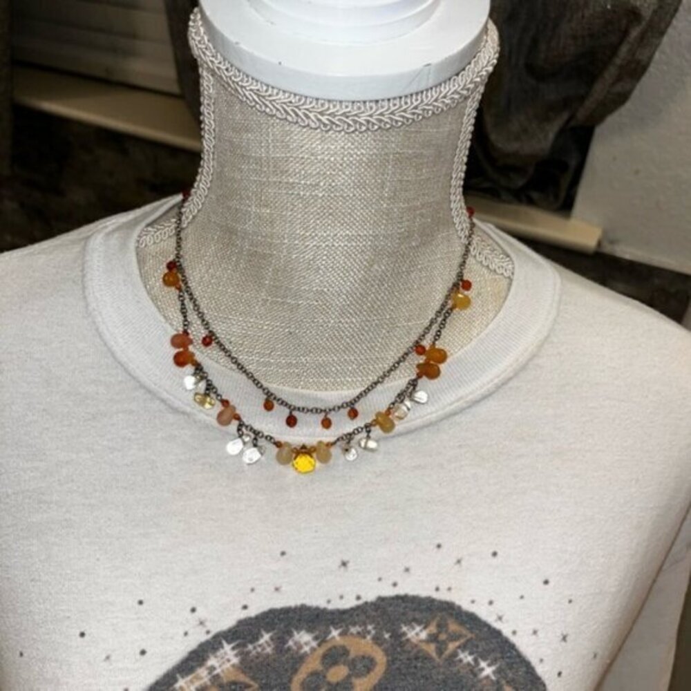 Elegant Multi-Color Beaded Necklace